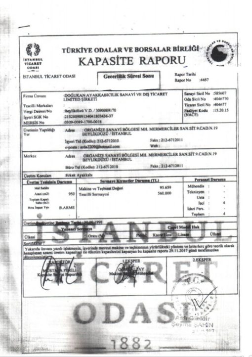 Kapasite Raporu